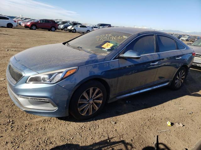 HYUNDAI SONATA SPO 2017 with VIN 5NPE34AF7HH477465 - Photo from auction