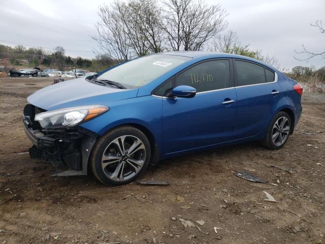 KIA FORTE EX 2014 with VIN KNAFX4A87E5160823 - Photo from auction