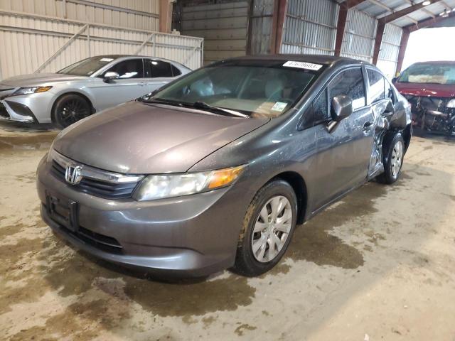 HONDA CIVIC LX 2012 with VIN 2HGFB2F51CH595445 - Photo from auction