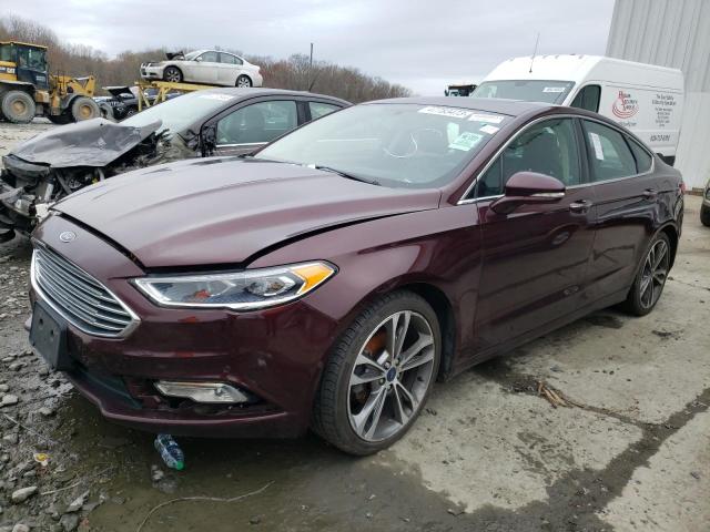 FORD FUSION TIT 2017 with VIN 3FA6P0D90HR100678 - Photo from auction