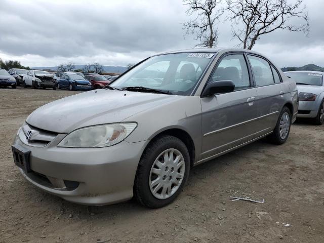 Photo 1 from auction – 2004 HONDA CIVIC LX with VIN 2HGES16564H547222