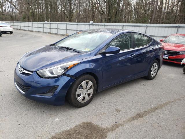 HYUNDAI ELANTRA SE 2016 with VIN 5NPDH4AE6GH683489 - Photo from auction