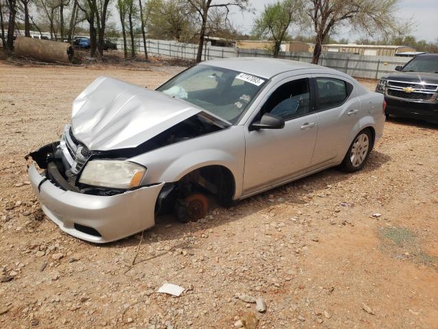 DODGE AVENGER SE 2012 with VIN 1C3CDZAB6CN168355 - Photo from auction