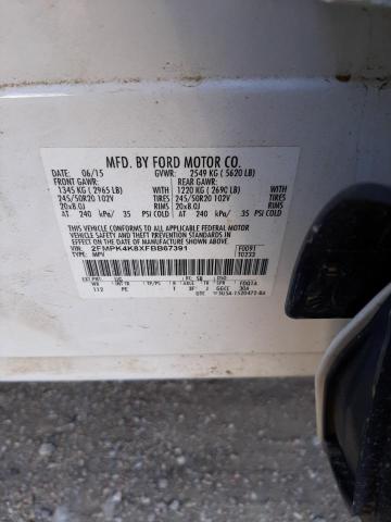 Photo 14 from auction – 2015 FORD EDGE TITAN with VIN 2FMPK4K8XFBB67391