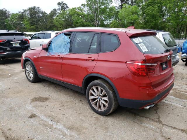 Photo 2 from auction – 2017 BMW X3 SDRIVE2 with VIN 5UXWZ7C57H0U45720