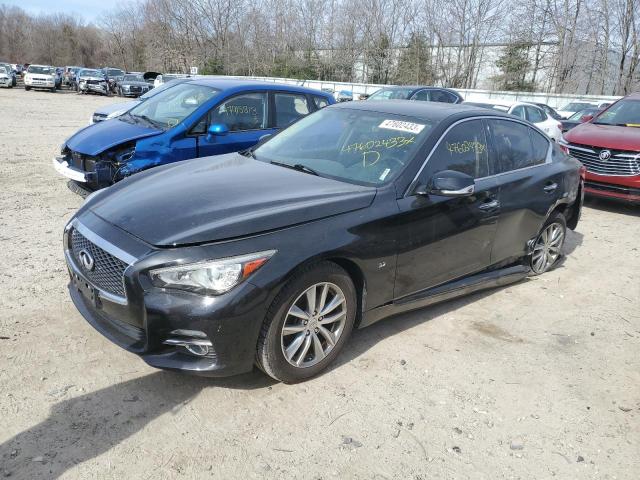INFINITI Q50 BASE 2015 with VIN JN1BV7ARXFM398693 - Photo from auction