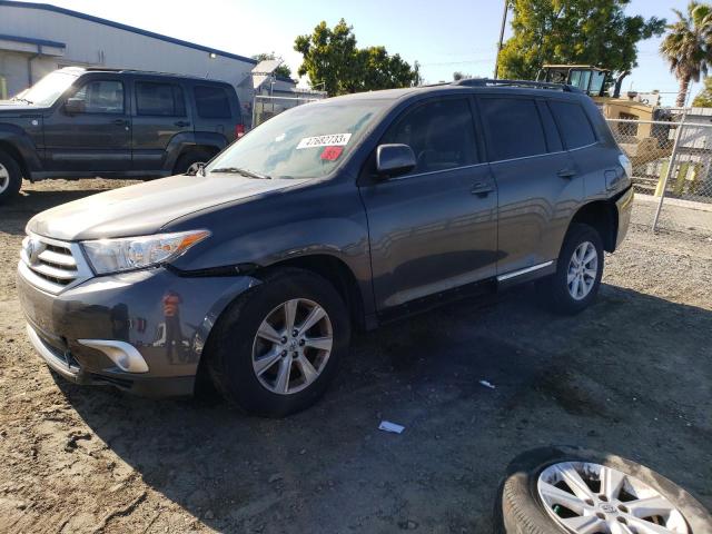 TOYOTA HIGHLANDER 2013 with VIN 5TDBK3EH2DS176201 - Photo from auction