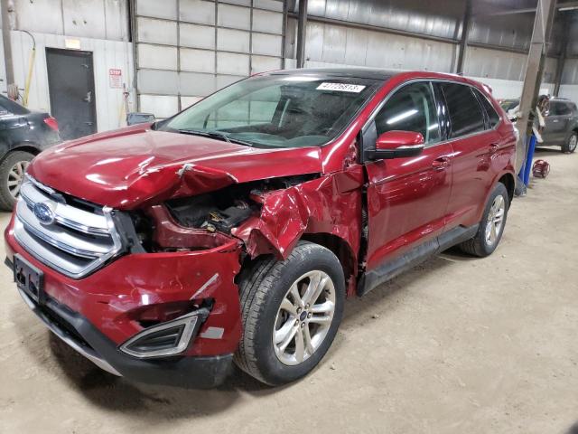 FORD EDGE SEL 2015 with VIN 2FMTK3J82FBB20902 - Photo from auction
