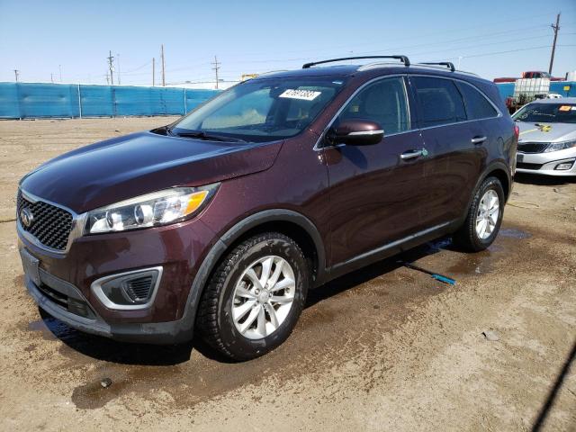 KIA SORENTO LX 2016 with VIN 5XYPG4A56GG018535 - Photo from auction