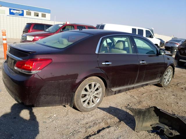 Photo 3 from auction – 2012 TOYOTA AVALON BAS with VIN 4T1BK3DB2CU473388