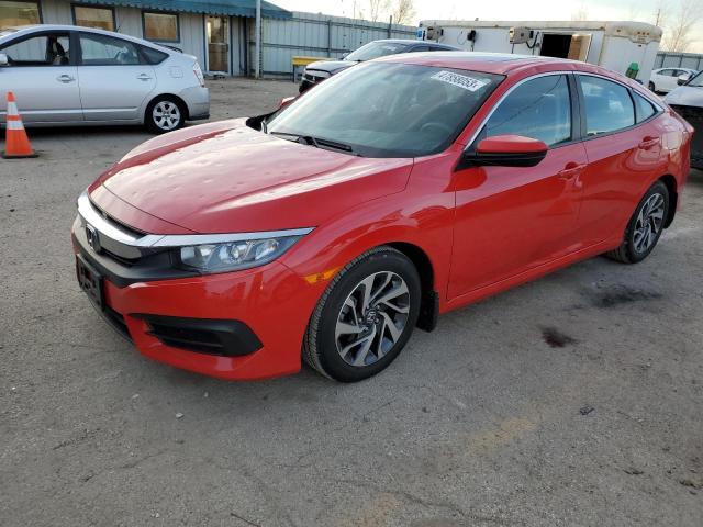 HONDA CIVIC EX 2017 with VIN 2HGFC2F77HH505205 - Photo from auction