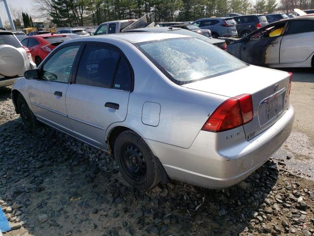 Photo 2 from auction – 2001 HONDA CIVIC with VIN 2HGES16591H542043