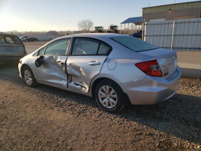 Photo 2 from auction – 2012 HONDA CIVIC LX with VIN 2HGFB2F53CH590411