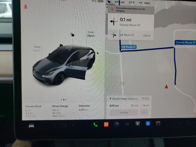 Photo 9 from auction – 2023 TESLA MODEL Y with VIN 7SAYGAEE5PF611231