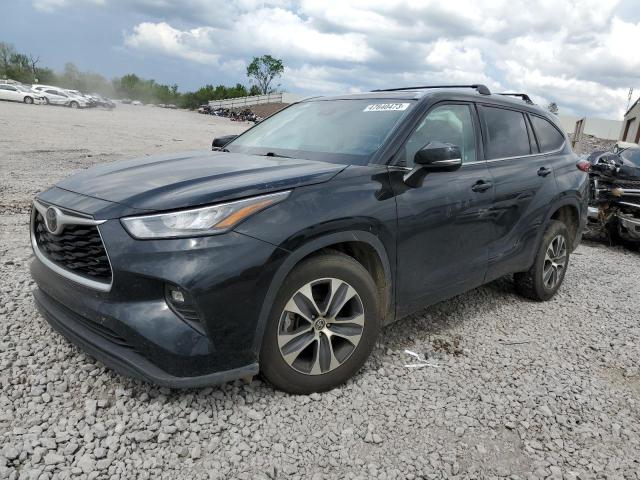 TOYOTA HIGHLANDER 2020 with VIN 5TDGZRAH4LS503514 - Photo from auction