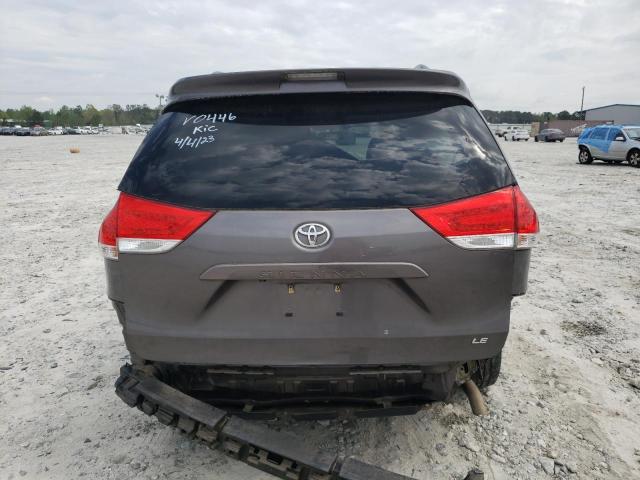 Photo 6 from auction – 2013 TOYOTA SIENNA LE with VIN 5TDKK3DC6DS330446
