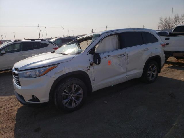 TOYOTA HIGHLANDER 2015 with VIN 5TDJKRFHXFS179346 - Photo from auction