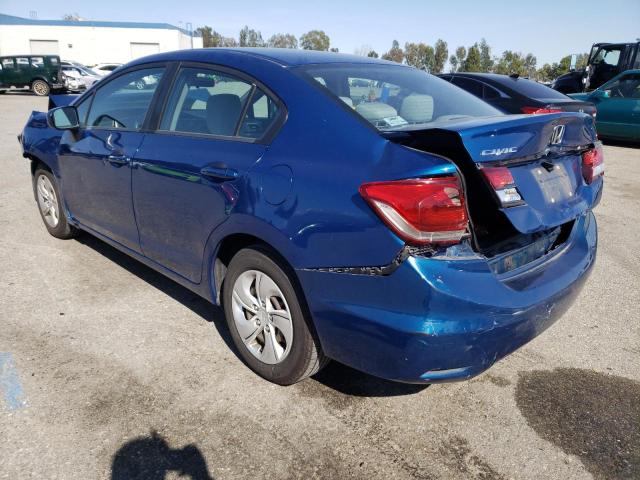 Photo 2 from auction – 2014 HONDA CIVIC LX with VIN 19XFB2F58EE268344