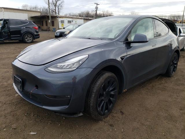 TESLA MODEL Y 2021 with VIN 5YJYGDEE2MF112266 - Photo from auction