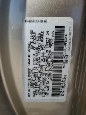 Photo 14 from auction – 2001 TOYOTA SIENNA LE with VIN 4T3ZF13C41U359592