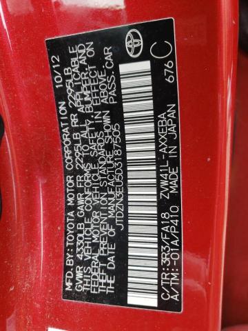 Photo 10 from auction – 2013 TOYOTA PRIUS V with VIN JTDZN3EU5D3187505