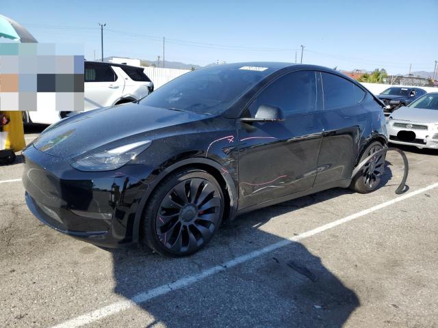 TESLA MODEL Y 2022 with VIN 7SAYGDEFXNF410321 - Photo from auction