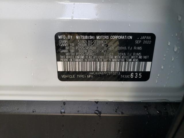Photo 14 from auction – 2023 MITSUBISHI OUTLANDER with VIN JA4J4VA87PZ010213