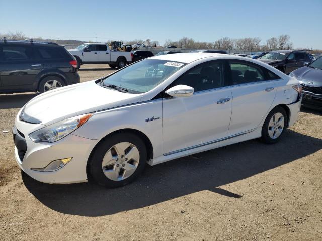 HYUNDAI SONATA HYB 2011 with VIN KMHEC4A49BA017412 - Photo from auction