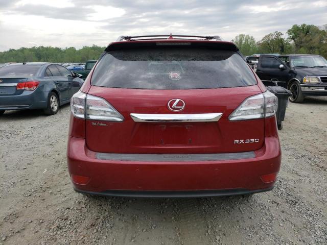 Photo 6 from auction – 2012 LEXUS RX 350 with VIN 2T2ZK1BA3CC077738