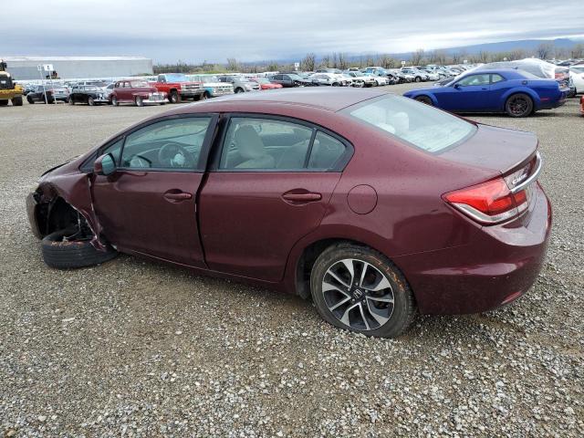 Photo 2 from auction – 2013 HONDA CIVIC EX with VIN 19XFB2F88DE279613