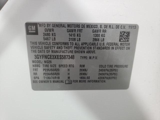 Photo 14 from auction – 2014 CADILLAC SRX PERFOR with VIN 3GYFNCE3XES587348