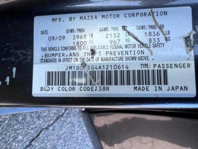 Photo 10 from auction – 2010 MAZDA 3 I with VIN JM1BL1SG4A1210614