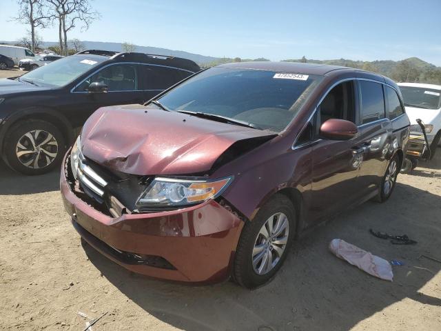 HONDA ODYSSEY EX 2017 with VIN 5FNRL5H65HB001985 - Photo from auction