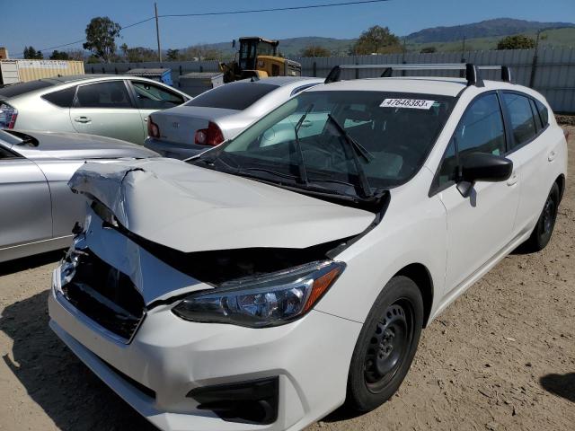 SUBARU IMPREZA 2018 with VIN 4S3GTAA60J3744972 - Photo from auction