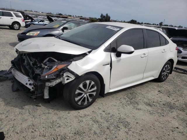 TOYOTA COROLLA LE 2020 with VIN JTDEBRBE3LJ004202 - Photo from auction