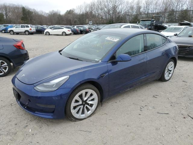TESLA MODEL 3 2022 with VIN 5YJ3E1EA9NF289930 - Photo from auction
