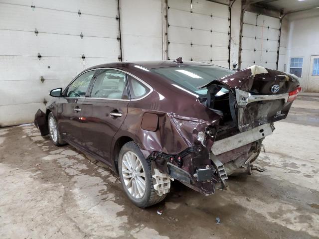 Photo 2 from auction – 2013 TOYOTA AVALON HYB with VIN 4T1BD1EB8DU005678