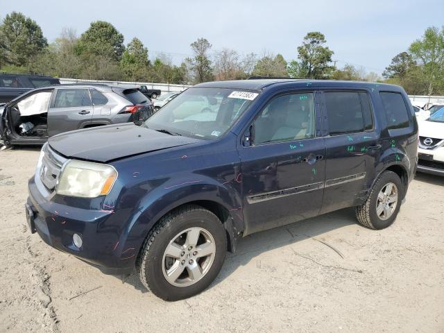 HONDA PILOT EXLN 2011 with VIN 5FNYF4H79BB099335 - Photo from auction
