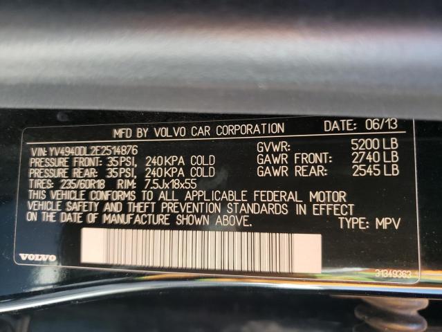 Photo 14 from auction – 2014 VOLVO XC60 3.2 with VIN YV4940DL2E2514876