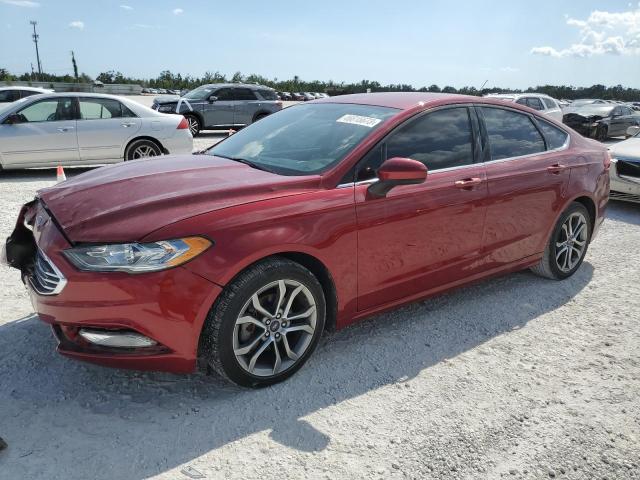 FORD FUSION S 2017 with VIN 3FA6P0G74HR121785 - Photo from auction