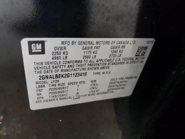 Photo 14 from auction – 2016 CHEVROLET EQUINOX LS with VIN 2GNALBEK2G1123418