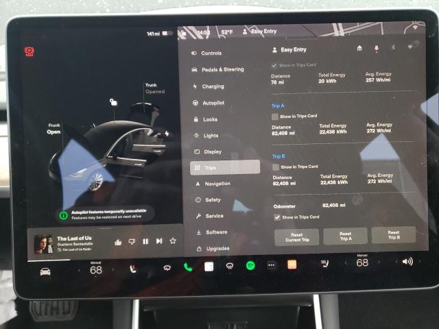 Photo 9 from auction – 2018 TESLA MODEL 3 with VIN 5YJ3E1EBXJF170500
