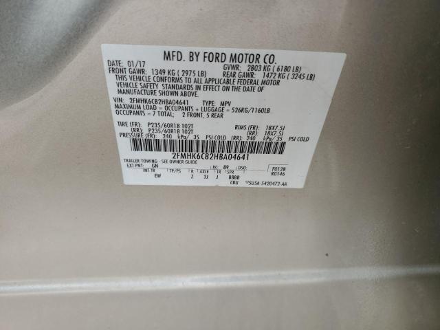 Photo 14 from auction – 2017 FORD FLEX SEL with VIN 2FMHK6C82HBA04641