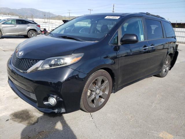 TOYOTA SIENNA SE 2016 with VIN 5TDXK3DC6GS745230 - Photo from auction