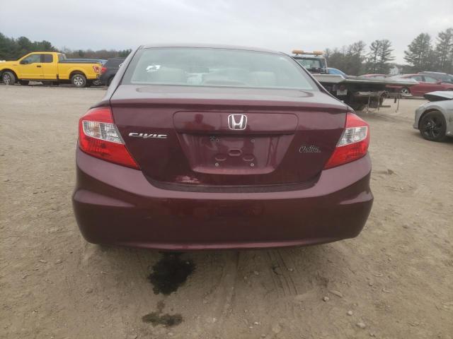 Photo 6 from auction – 2012 HONDA CIVIC LX with VIN 19XFB2F54CE320999