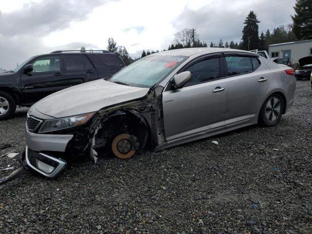 KIA OPTIMA HYB 2013 with VIN KNAGM4AD7D5045213 - Photo from auction