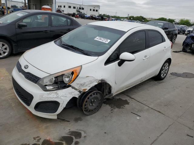 KIA RIO LX 2014 with VIN KNADM5A38E6348013 - Photo from auction