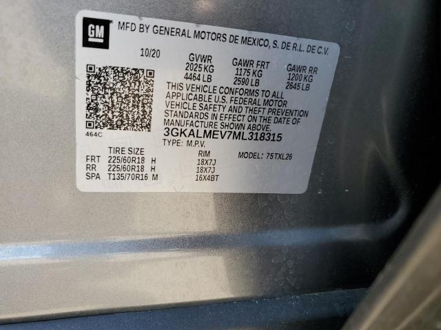 Photo 14 from auction – 2021 GMC TERRAIN SL with VIN 3GKALMEV7ML318315
