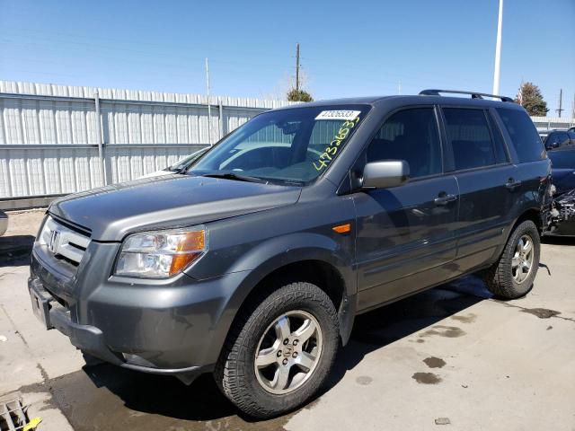 HONDA PILOT EXL 2008 with VIN 5FNYF185X8B054362 - Photo from auction