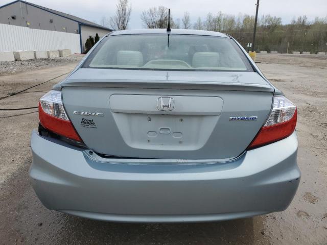 Photo 6 from auction – 2012 HONDA CIVIC HYBR with VIN JHMFB4F24CS005469